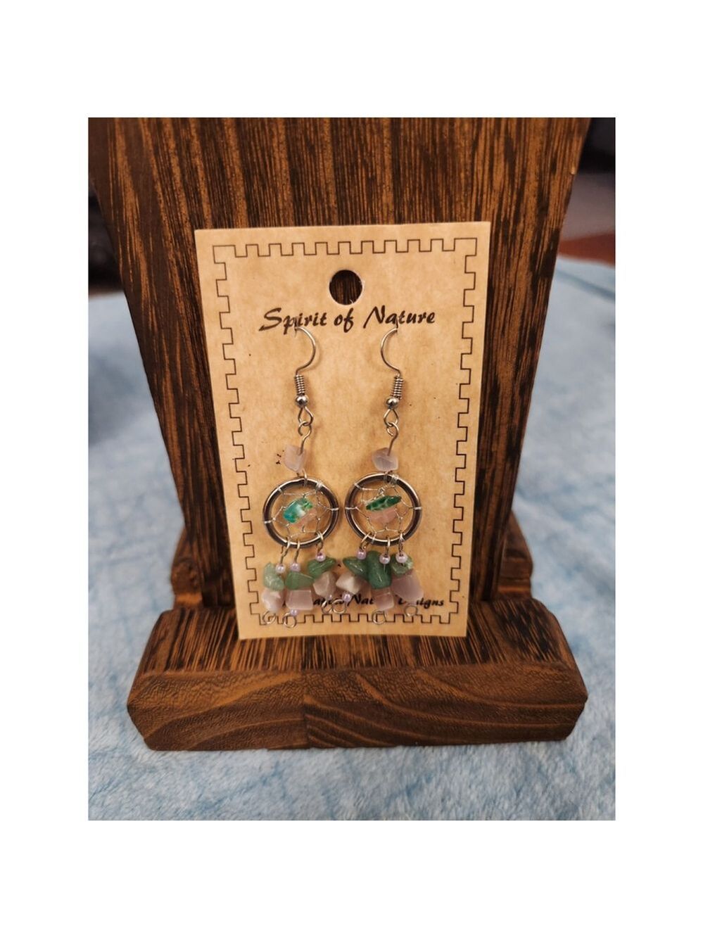 Spirit of Nature Dreamcatcher dangle Earrings